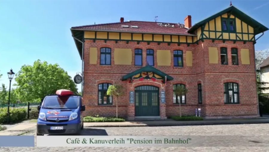 Café &amp; Kanuverleih - Pension im Bahnhof